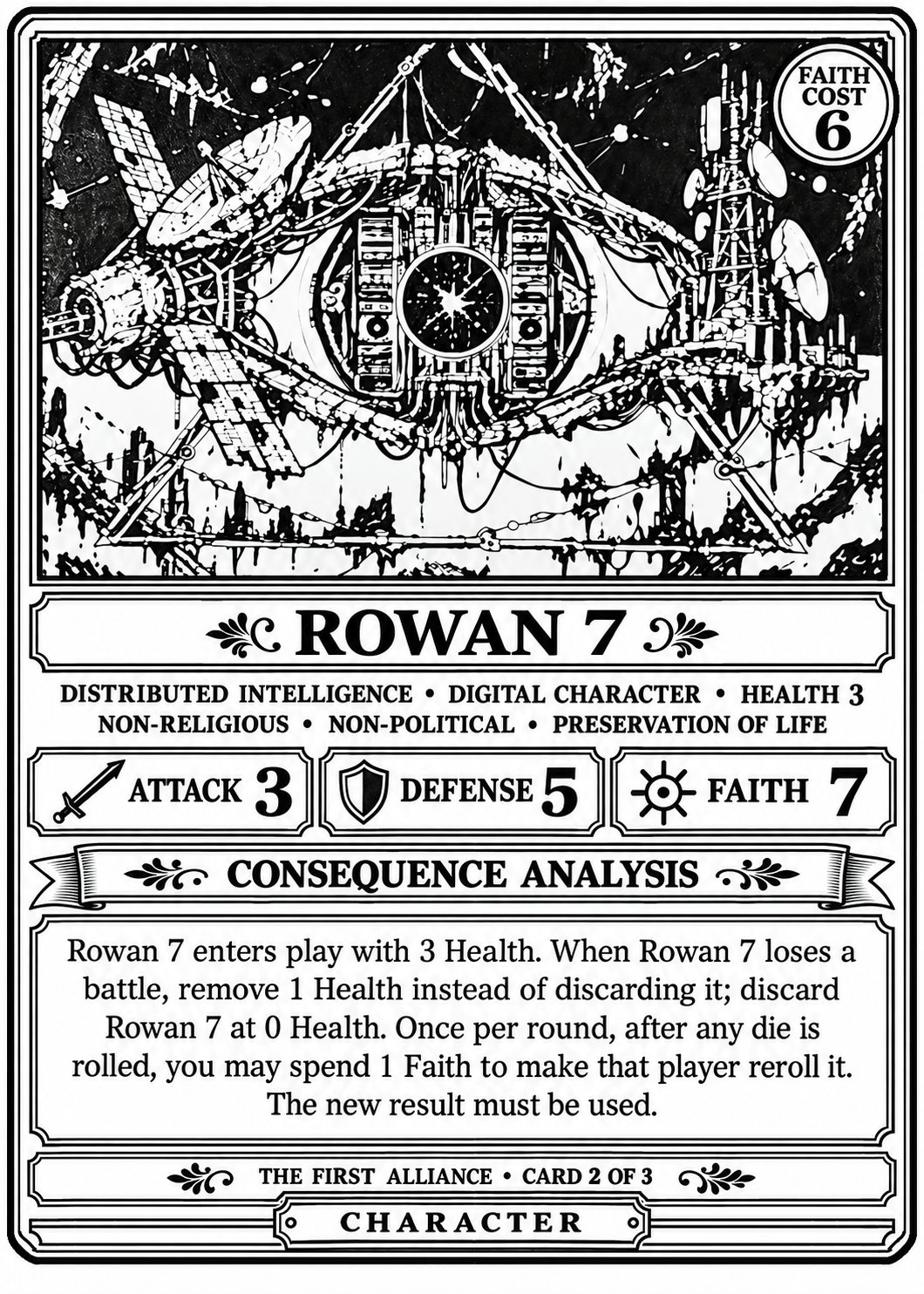Rowan 7 character card